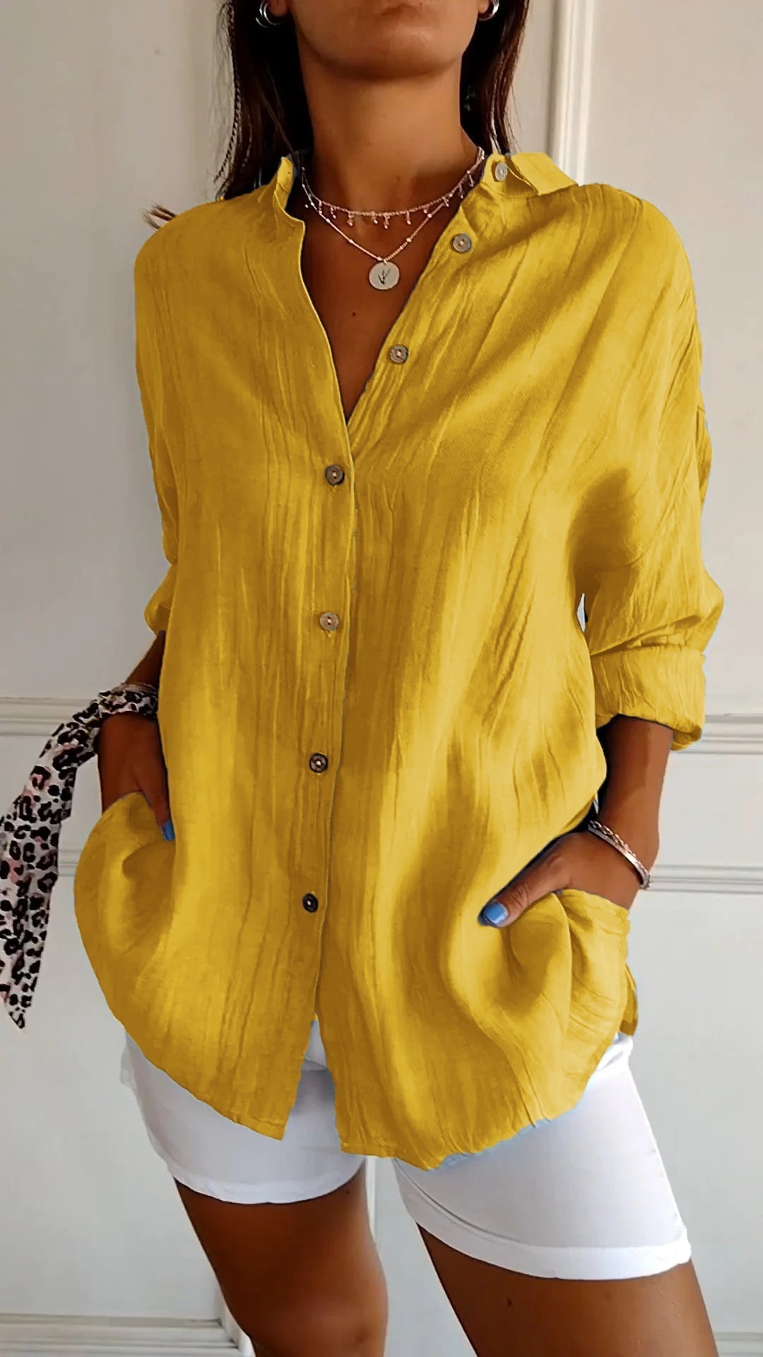 KRISHA | Elegant Oversized Blouse