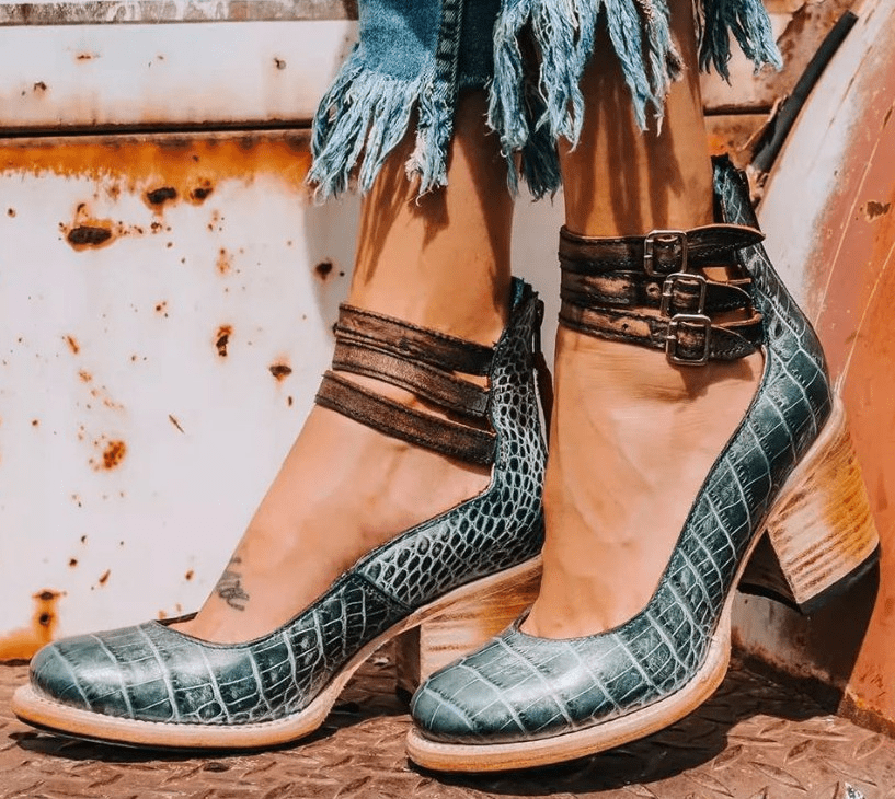 CAELINA | Vintage - Inspired Heels - Ciara & Fiona