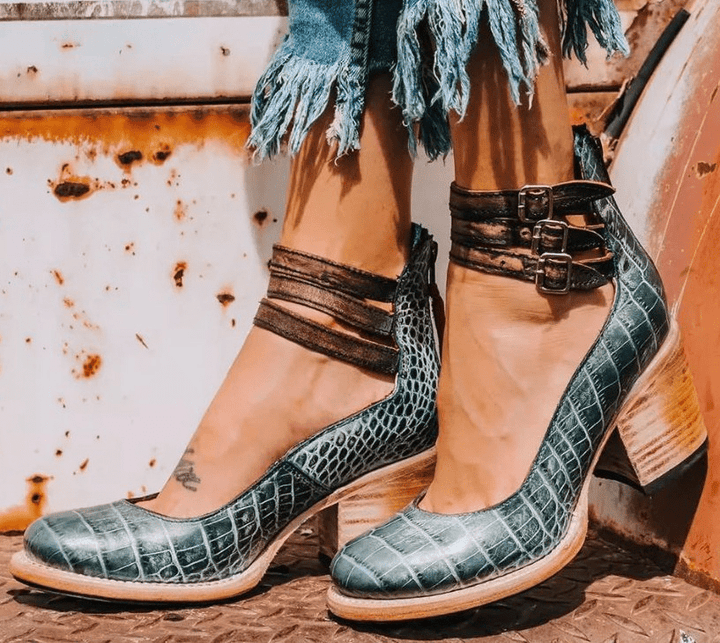 CAELINA | Vintage - Inspired Heels - Ciara & Fiona