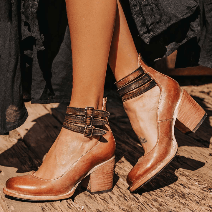 CAELINA | Vintage - Inspired Heels - Ciara & Fiona