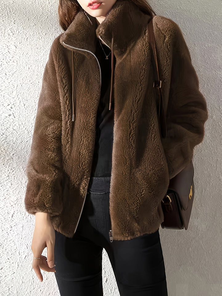 CALENNE | Soft Fleece Zip Jacket - Ciara & Fiona