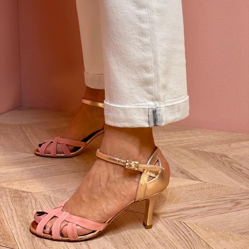 Calista™ | High Heeled Sandals with Open Toe - Ciara & Fiona