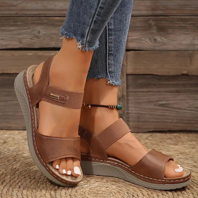 Caliste | Summer Wedge Sandals - Ciara & Fiona