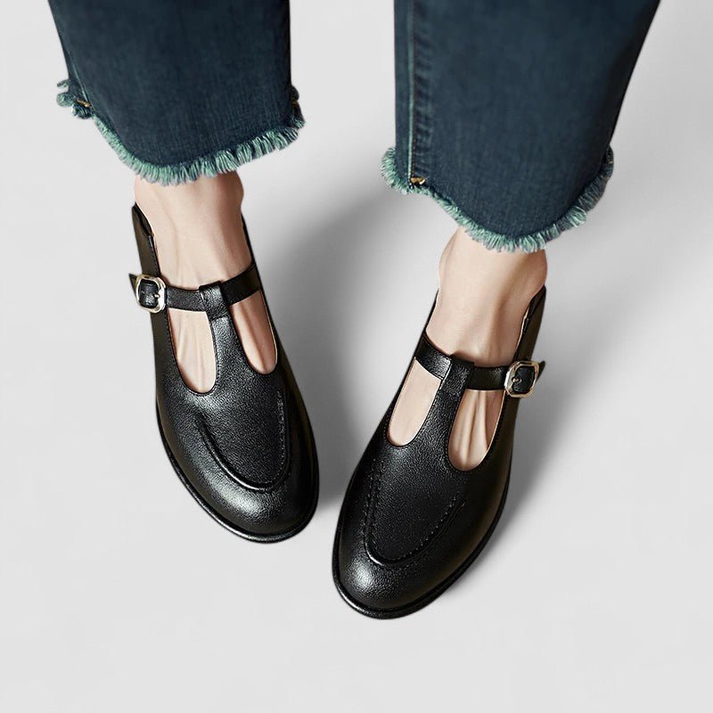 Camila – Orthopaedic Mary Jane Low Heel Shoes - Ciara & Fiona