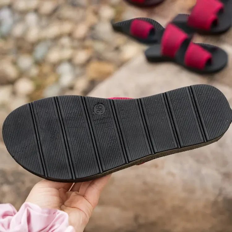 Cassilda | Mesh Slide Sandals - Ciara & Fiona