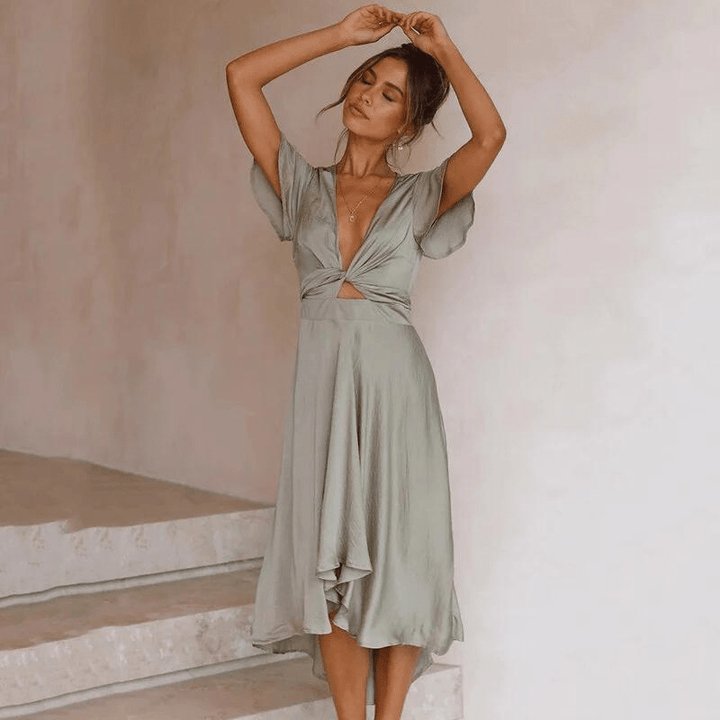 Celine | Flowing Vintage Dress - Ciara & Fiona