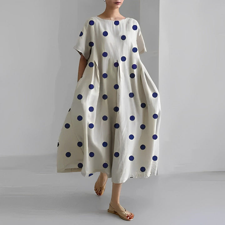 Chanelle | Elegant Printed Dress - Ciara & Fiona