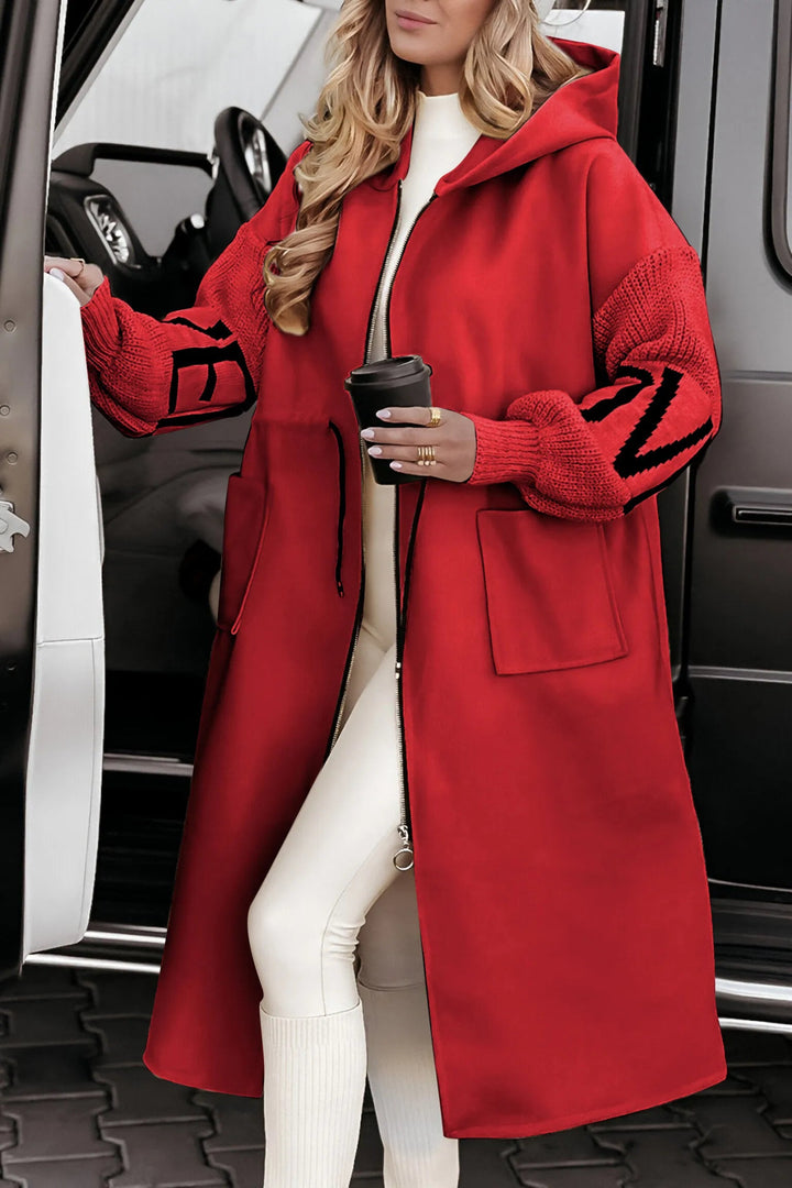 Claudia | Hooded Patchwork Casual Jacket - Ciara & Fiona