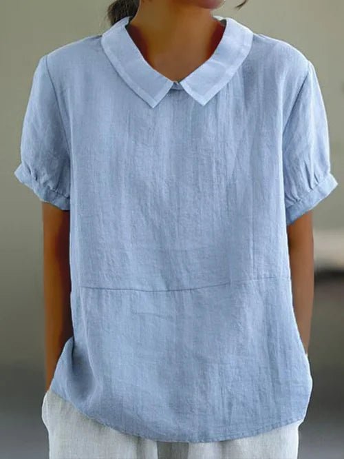 Collins | Relaxed Fit Collared Blouse - Ciara & Fiona