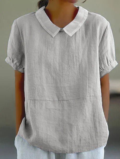 Collins | Relaxed Fit Collared Blouse - Ciara & Fiona