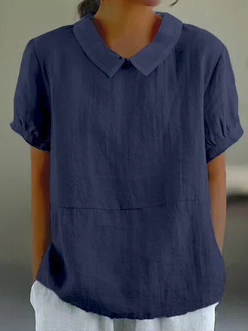 Collins | Relaxed Fit Collared Blouse - Ciara & Fiona