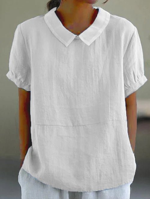 Collins | Relaxed Fit Collared Blouse - Ciara & Fiona