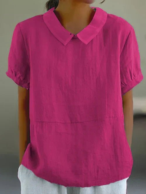 Collins | Relaxed Fit Collared Blouse - Ciara & Fiona