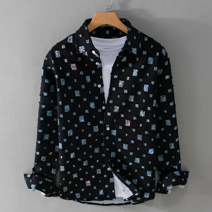 Cosmo | Retro Frayed Shirt - Ciara & Fiona