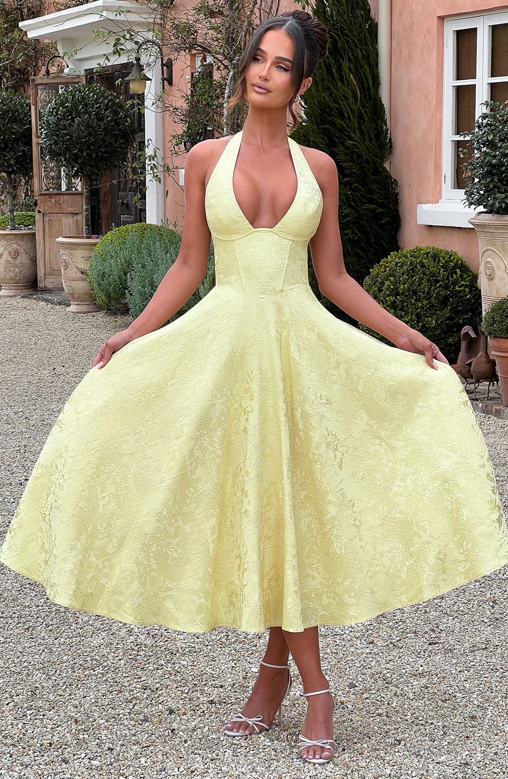 Crystal | Romantic Midi Dress - Ciara & Fiona