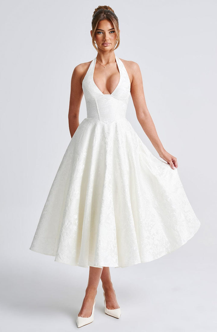 Crystal | Romantic Midi Dress - Ciara & Fiona
