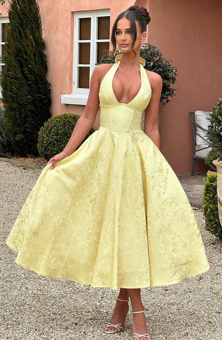 Crystal | Romantic Midi Dress - Ciara & Fiona