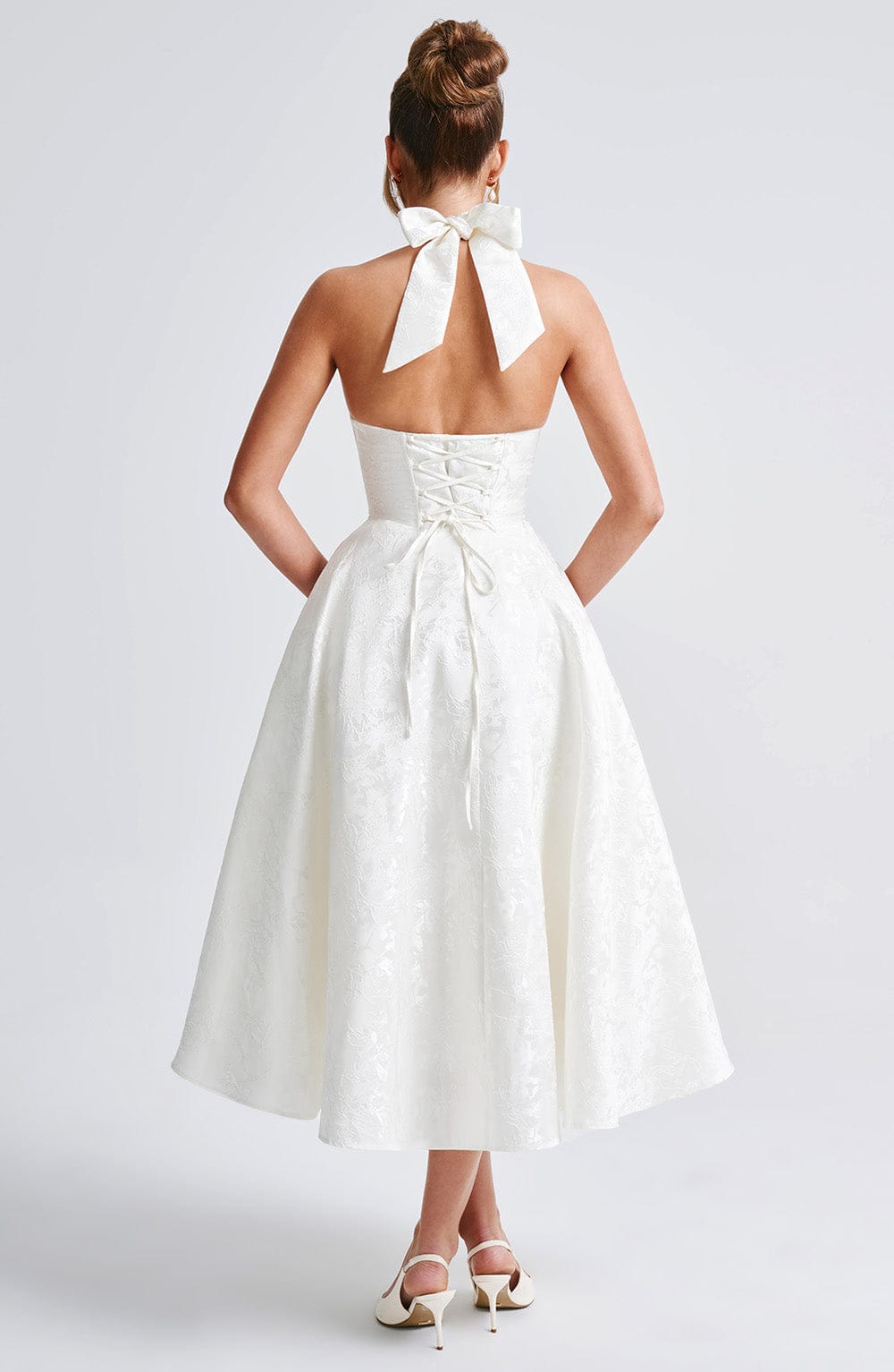 Crystal | Romantic Midi Dress - Ciara & Fiona