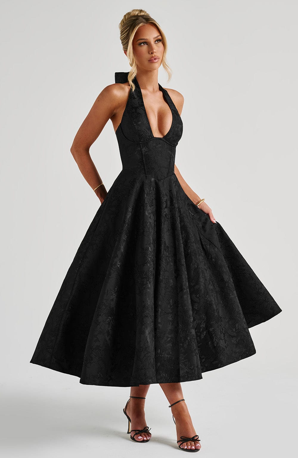 Crystal | Romantic Midi Dress - Ciara & Fiona