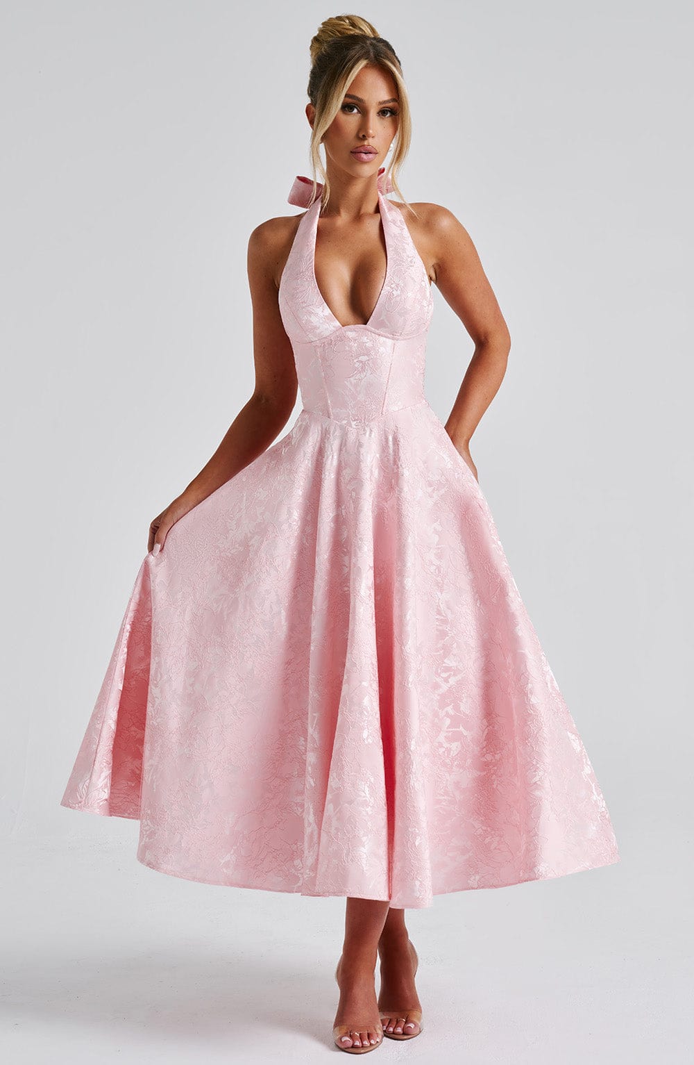 Crystal | Romantic Midi Dress - Ciara & Fiona