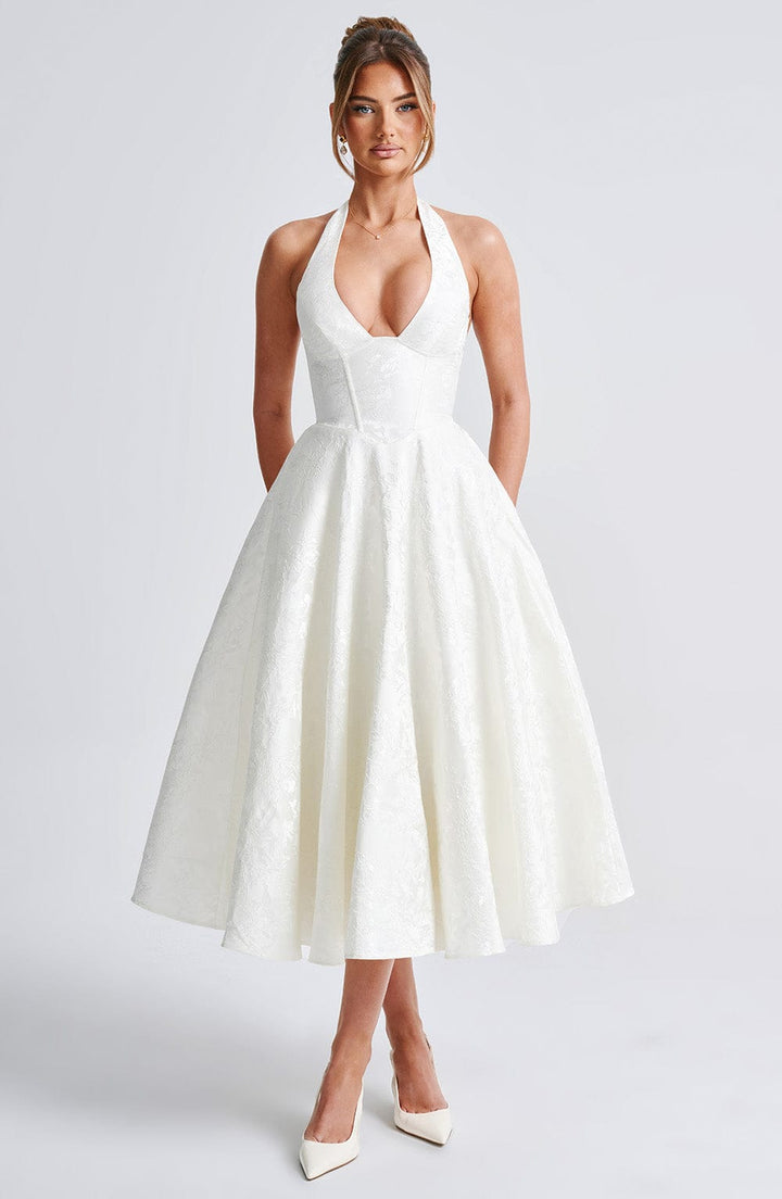 Crystal | Romantic Midi Dress - Ciara & Fiona
