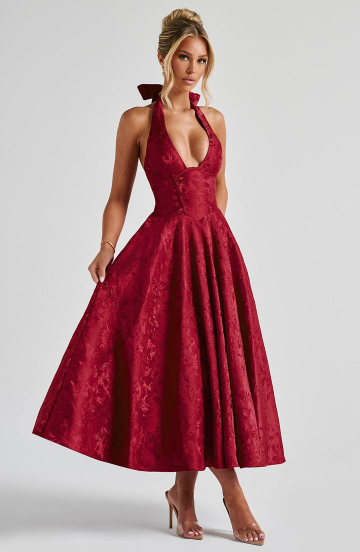 Crystal | Romantic Midi Dress - Ciara & Fiona
