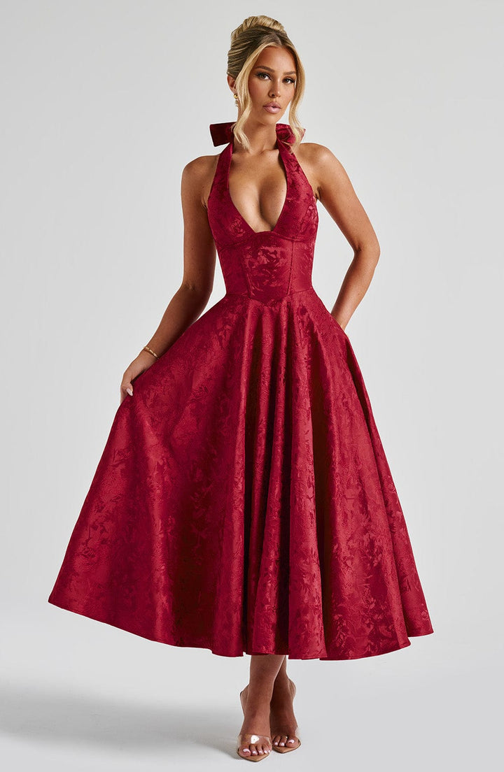 Crystal | Romantic Midi Dress - Ciara & Fiona