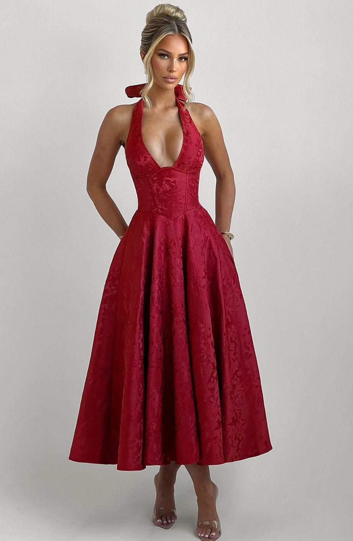 Crystal | Romantic Midi Dress - Ciara & Fiona