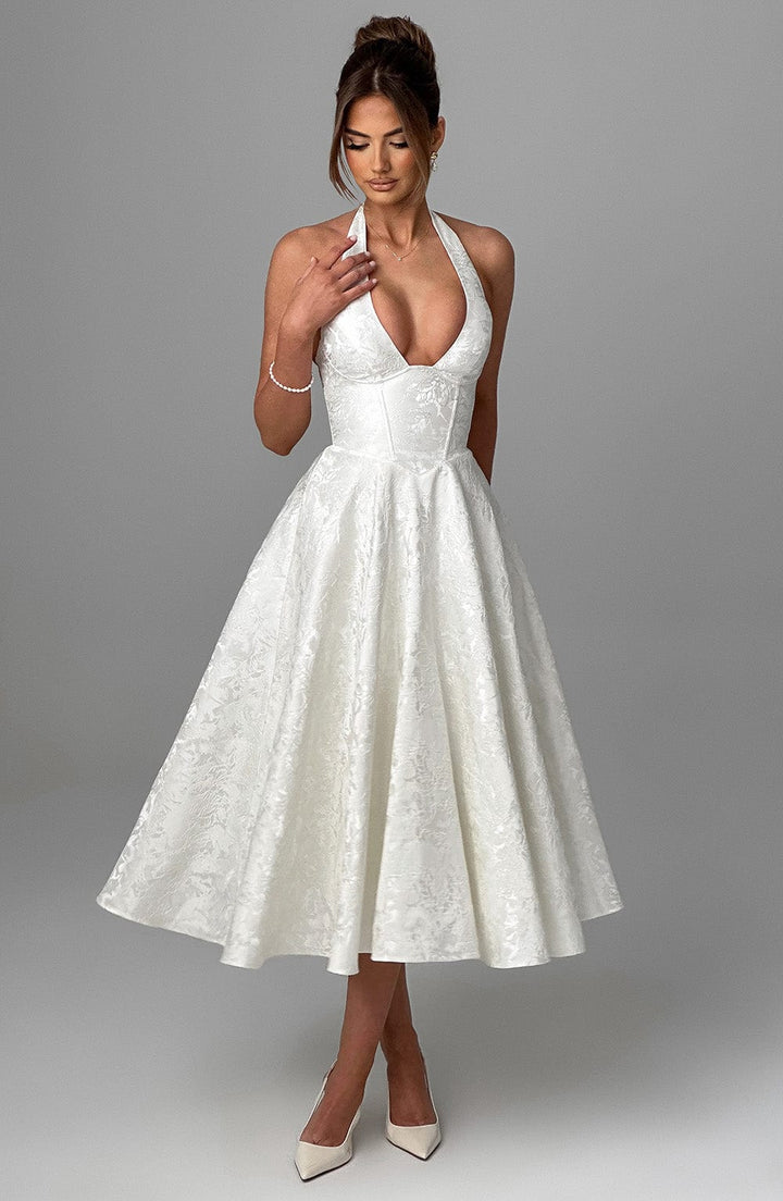 Crystal | Romantic Midi Dress - Ciara & Fiona