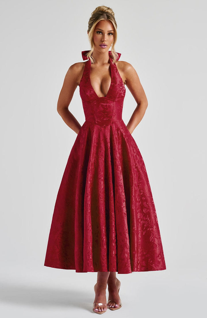 Crystal | Romantic Midi Dress - Ciara & Fiona