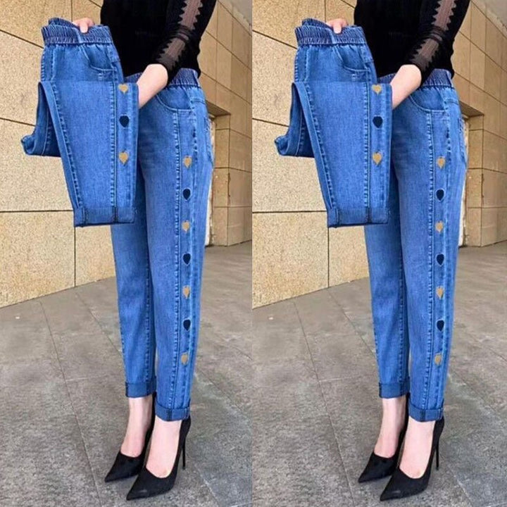 Dalary | Stretchable High Waist Pants - Ciara & Fiona
