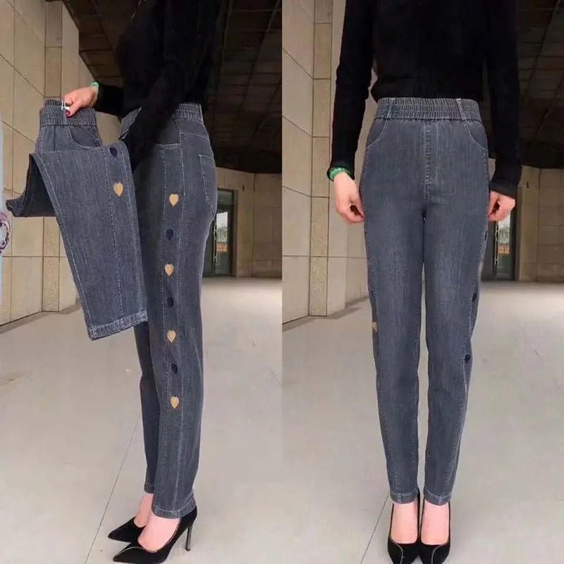Dalary | Stretchable High Waist Pants - Ciara & Fiona