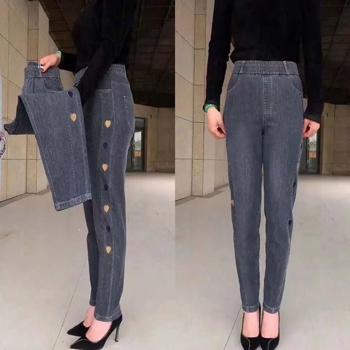 Dalary | Stretchable High Waist Pants - Ciara & Fiona