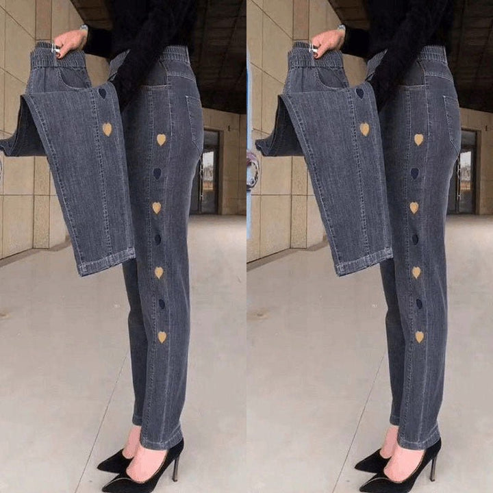 Dalary | Stretchable High Waist Pants - Ciara & Fiona