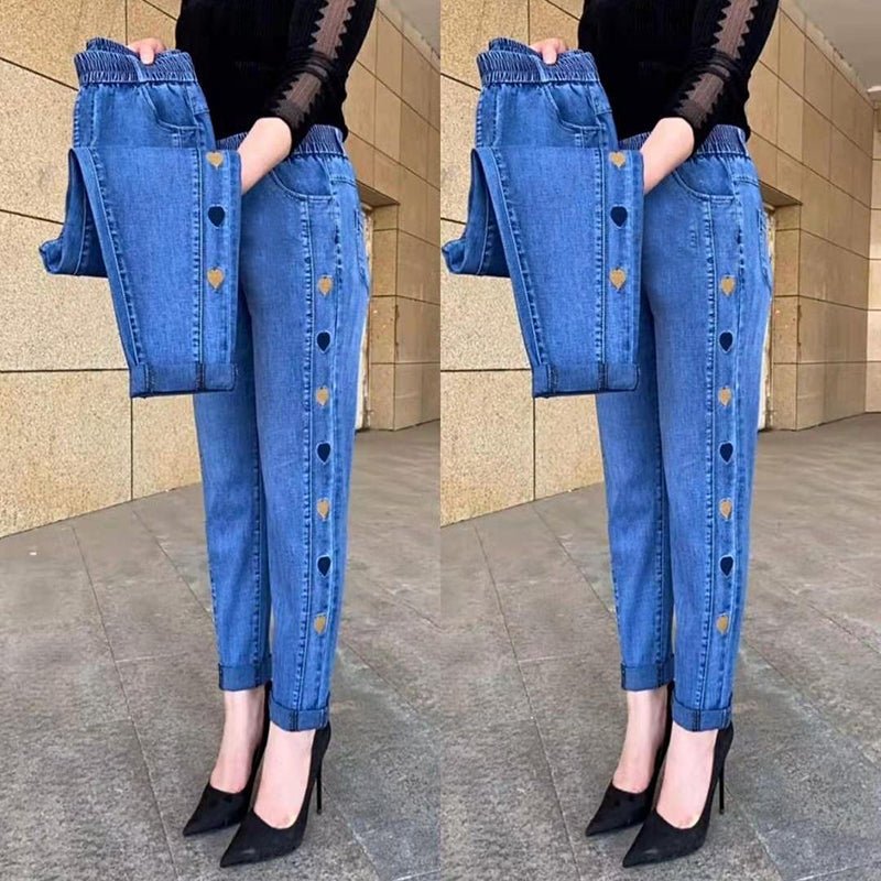 Dalary | Stretchable High Waist Pants - Ciara & Fiona