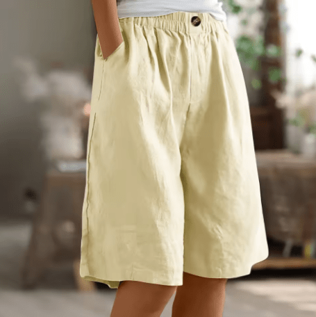 Daniella | Linen Comfort Shorts - Ciara & Fiona