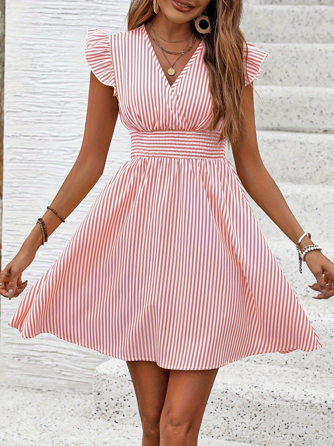 Dany | Striped Summer Dress - Ciara & Fiona