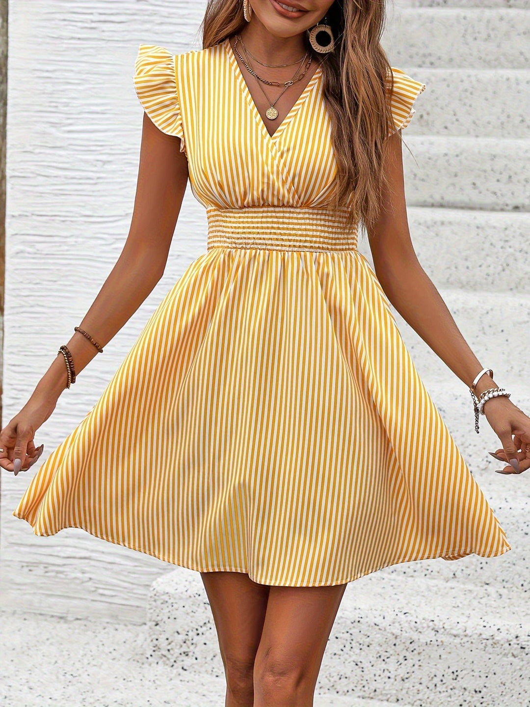 Dany | Striped Summer Dress - Ciara & Fiona