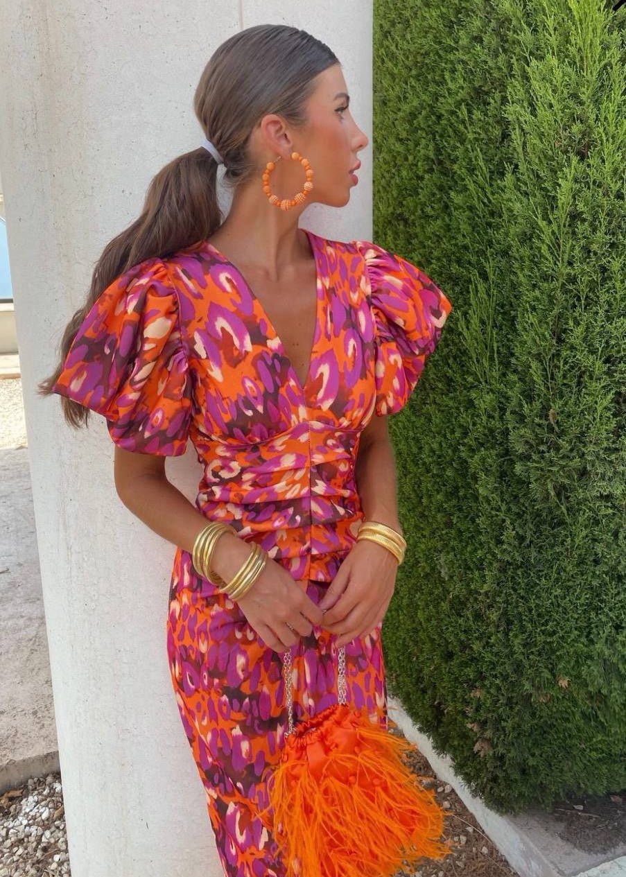 Davina | Stylish and Vibrant Dress - Ciara & Fiona
