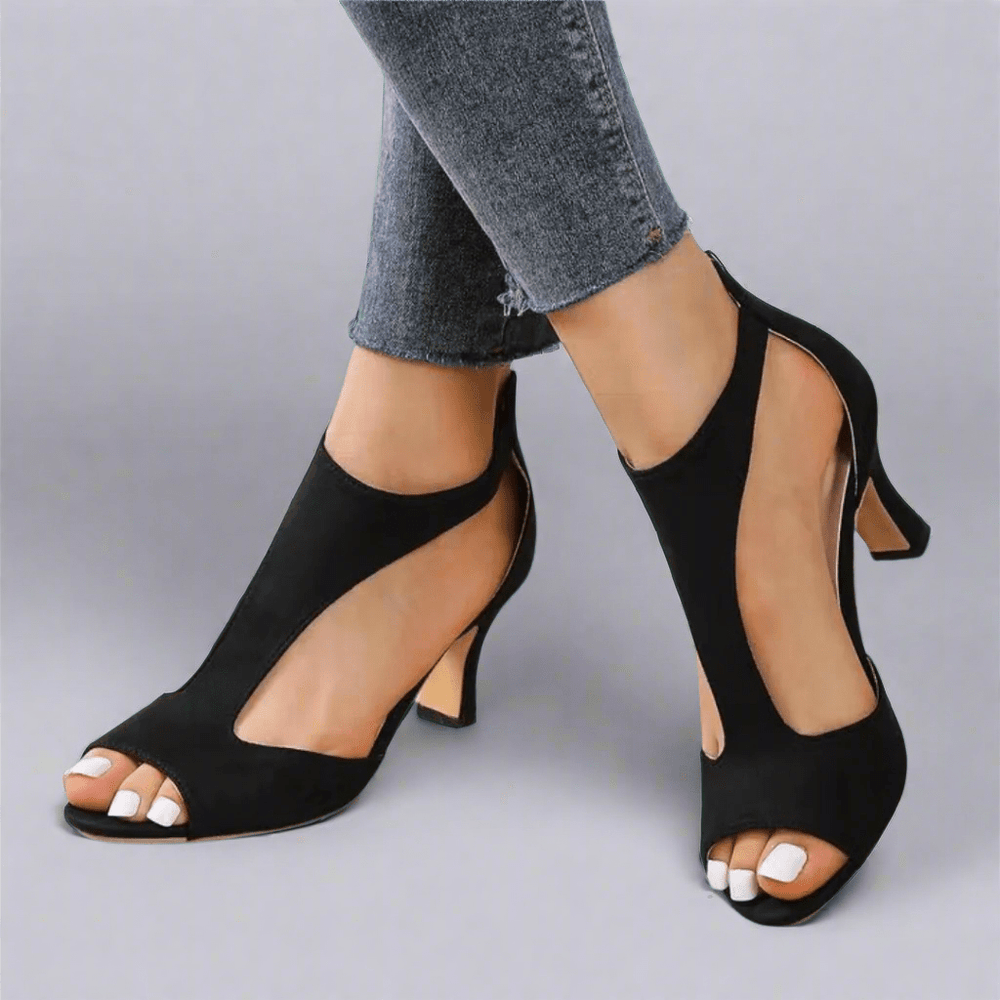 Débora | Elegant Open Toe Sandals - Ciara & Fiona