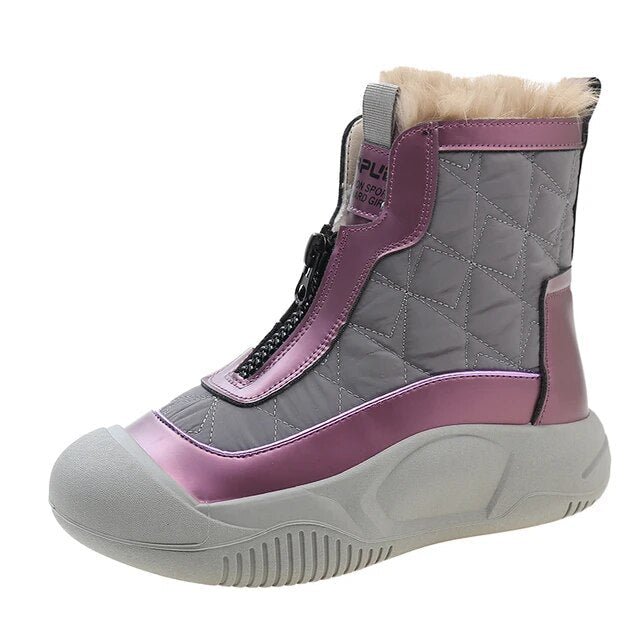 Denise | Waterproof Non - Slip Lace - Up Boots - Ciara & Fiona