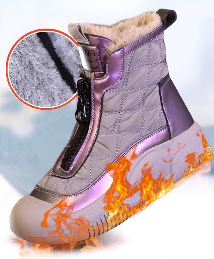Denise | Waterproof Non - Slip Lace - Up Boots - Ciara & Fiona