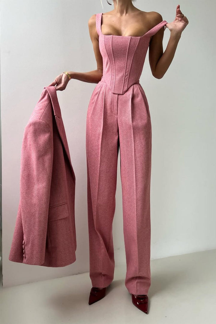 Dolce | Sophisticated Three - piece Tailored Suit - Ciara & Fiona