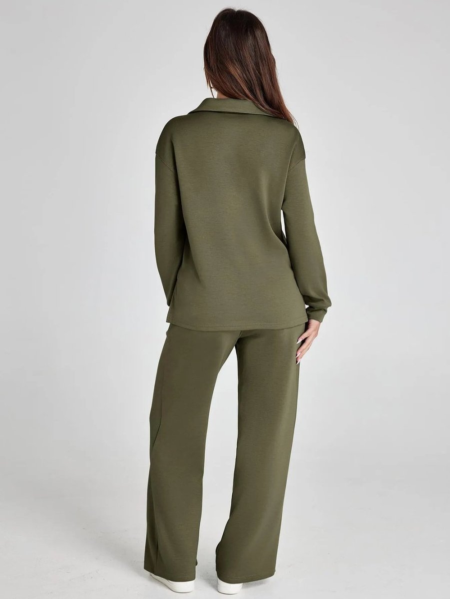 Dora | Casual Long Sleeve Two - piece Set - Ciara & Fiona