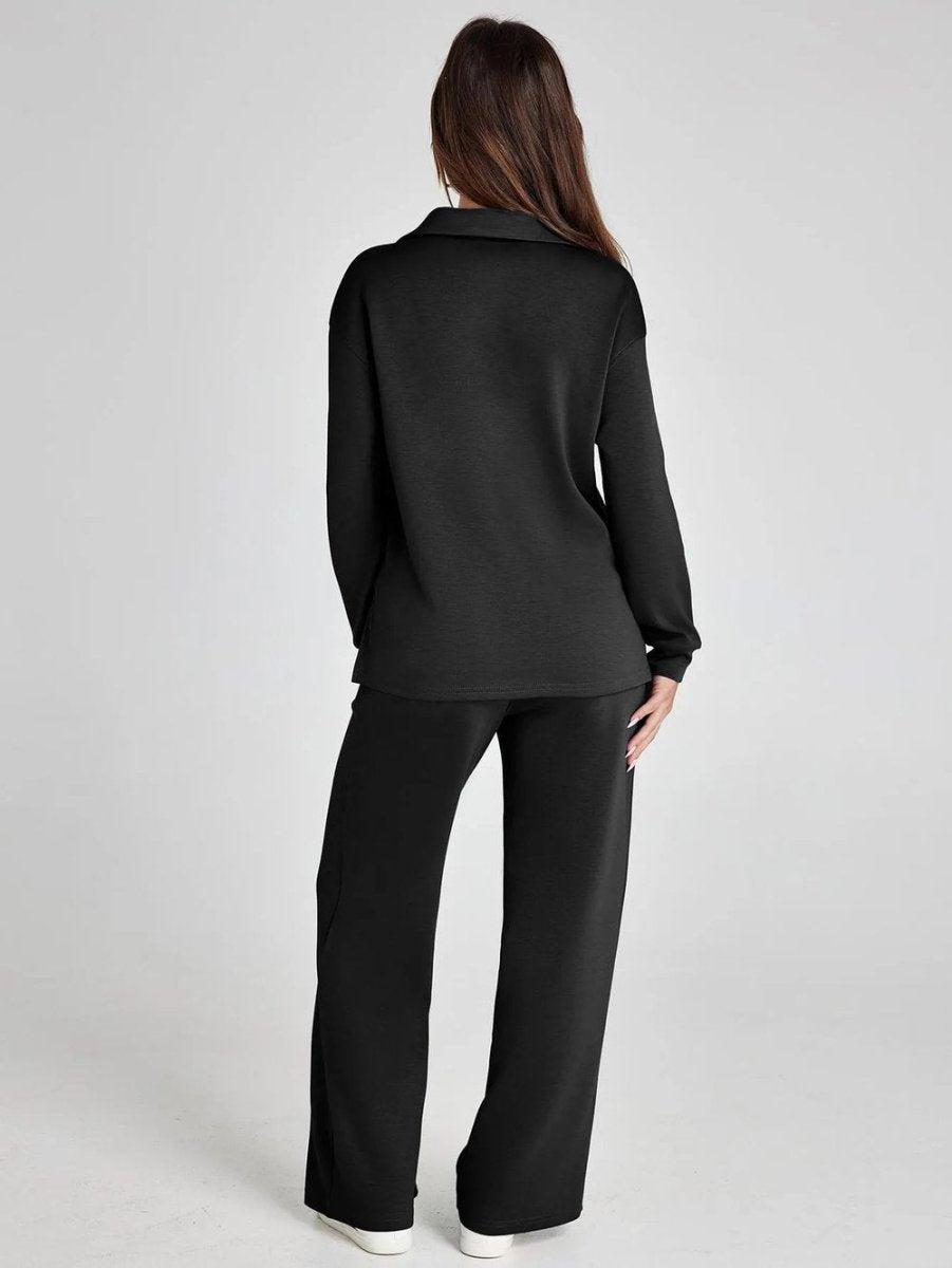 Dora | Casual Long Sleeve Two - piece Set - Ciara & Fiona