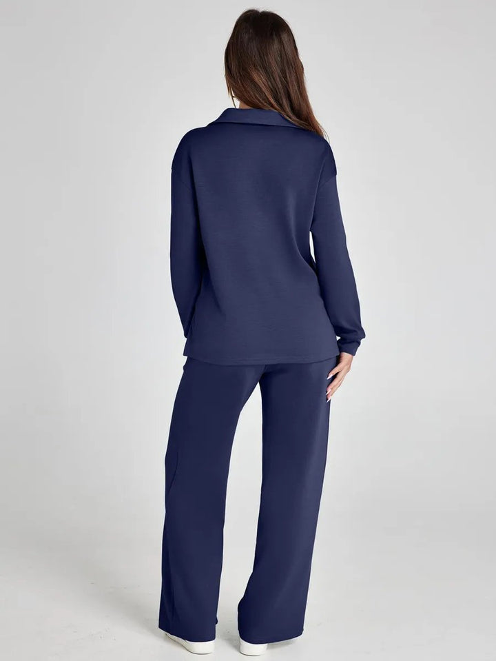 Dora | Casual Long Sleeve Two - piece Set - Ciara & Fiona