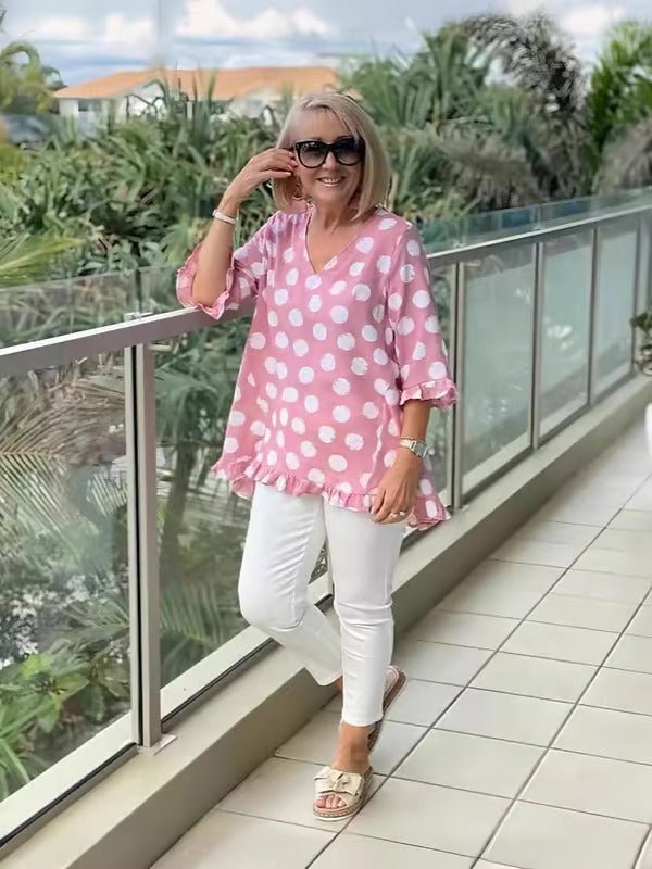 Dulce | Printed Vintage Top - Ciara & Fiona