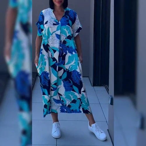 Elaine | Elegant Floral Dress - Ciara & Fiona