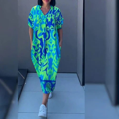 Elaine | Elegant Floral Dress - Ciara & Fiona