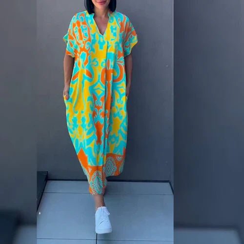 Elaine | Elegant Floral Dress - Ciara & Fiona